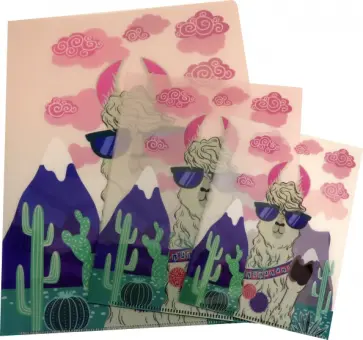 Папка-уголок для документов пластиковая 3 штуки Альпака (51176) обложка книги