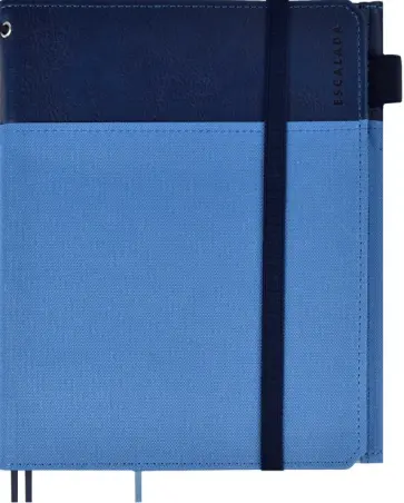 Бизнес-органайзер 80 листов, 19x23,2 см, ТЕМНО-СИНИЙ + СИНИЙ (50317) обложка книги