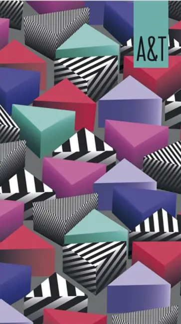 Телефонная книжка 48 листов, 8,5x15,5 см, ОБЪЁМНЫЕ ФИГУРЫ (45975) обложка книги