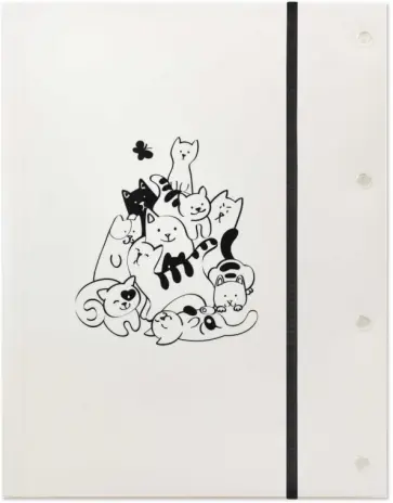 Папка для чертежей и рисунков Коты, А4 обложка книги