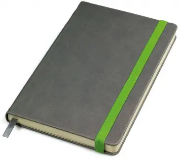 Бизнес-блокнот "Fancy" серый/зеленый (21200/30/15) обложка книги