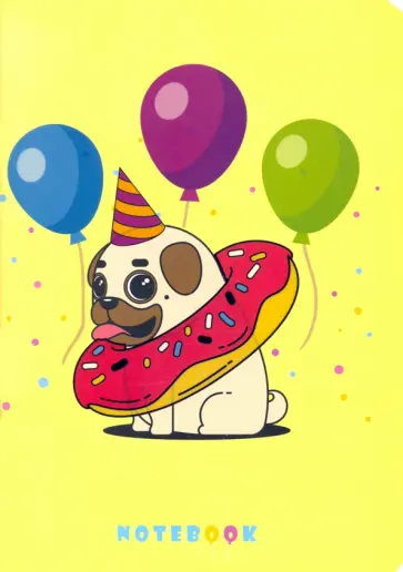 Записная книжка Movie 32 листа, А5, Праздник щенка (С6260-02) обложка книги