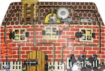 Развивающая доска №4 "Кошки-мышки", дерево (7905) обложка книги