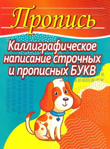 Каллиграфическое написание строчных и прописных букв обложка книги