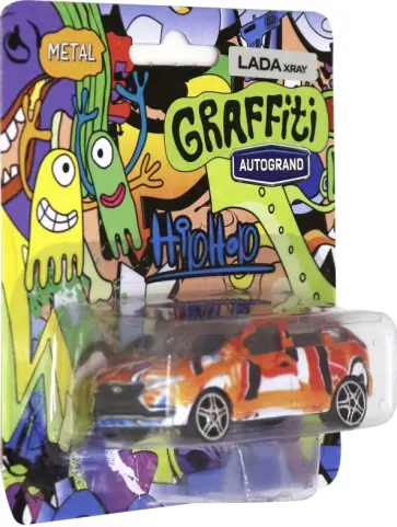 Машинка КОЛЛЕКЦИЯ дизайнерское авто с граффити (51386) Машинка КОЛЛЕКЦИЯ дизайнерское авто с граффити (51386) обложка книги