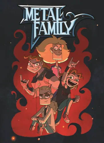 Блокнот в твёрдом переплёте “Metal Family” обложка книги