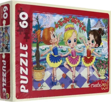 Puzzle-60 "Балеринки" (П60-5881) обложка книги