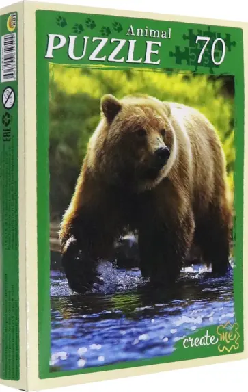 Puzzle-70 "Животные планеты", в ассортименте (П70-5950) обложка книги