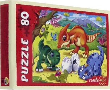 Puzzle-80 "Мирдинозавров", ассортимент (П80-7540) обложка книги