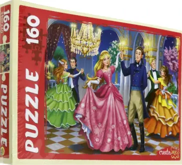 Puzzle-160 "Принцессы на балу" (П160-2969) обложка книги