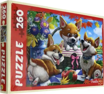 Puzzle-260 "Корги" (П260-2971) обложка книги