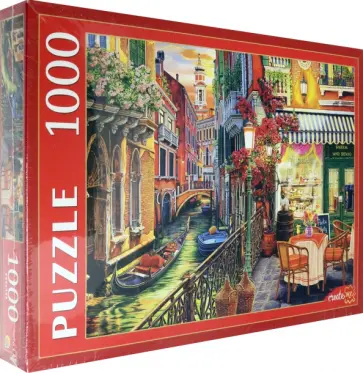 Puzzle-1000 Венецианское кафе обложка книги
