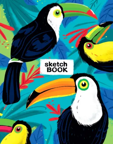 Скетчбук А5. Туканы-2 обложка книги