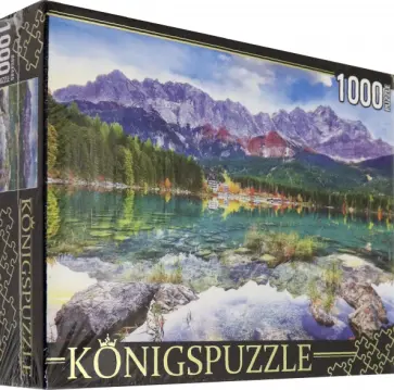 Puzzle-1000 "Германия. Озеро Айбзее" (ГИK1000-0639) обложка книги