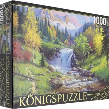 Puzzle-1000 "И. Прищепа. Горный ручей" (РУКK1000-3817) обложка книги