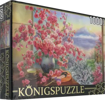 Puzzle-1000 "О. Дандорф. Букет сакуры" (РУКK1000-3819) обложка книги