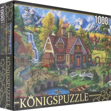 Puzzle-1000 "Волшебный домик в горах" (ФК1000-4472) обложка книги