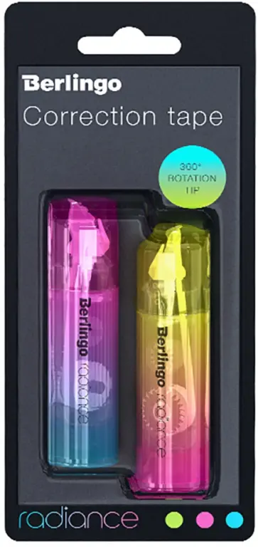 Корректирующая лента 2 штуки "Radiance", 5 мм*6 м (FKs_06030_2c) обложка книги