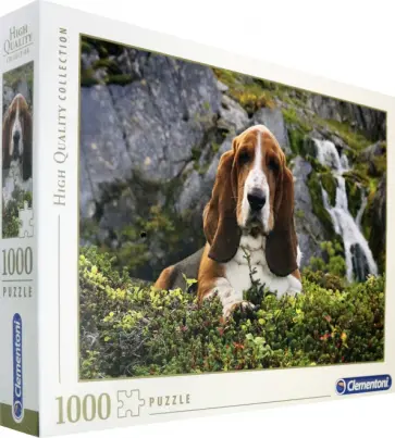 Пазл-1000 "Бассет" (39511) обложка книги
