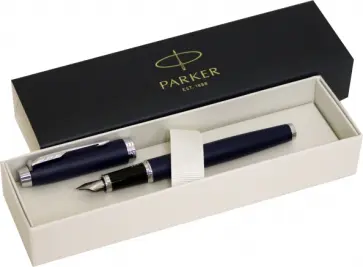 Ручка перьевая Matte Blue CT F сталь нержавеющая (F321) Ручка перьевая Matte Blue CT F сталь нержавеющая (F321) обложка книги