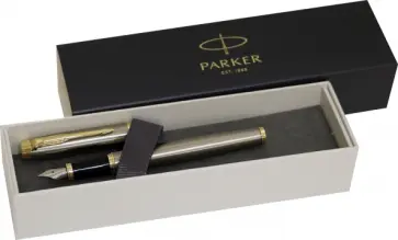 Ручка перьевая Brushed Metal GT F сталь нержавеющая (F321) Ручка перьевая Brushed Metal GT F сталь нержавеющая (F321) обложка книги