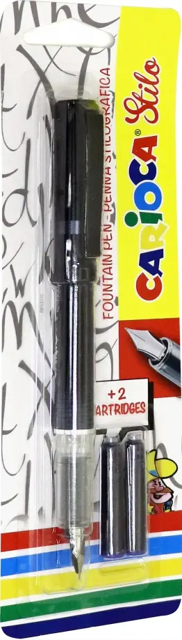 Ручка перьевая Stilo, синяя, 3 картриджа, в ассортименте Ручка перьевая Stilo, синяя, 3 картриджа, в ассортименте обложка книги