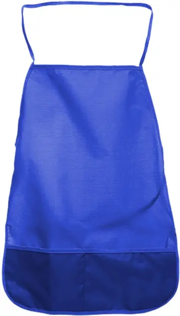 Фартук для труда однотонный, синий, 49х39 см. обложка книги