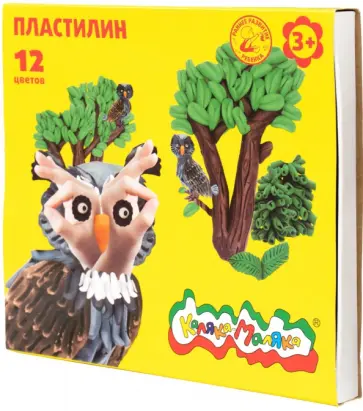 Пластилин для детского творчества, со стеком. 12 цветов, 180 г. (ПКМ12) Пластилин для детского творчества, со стеком. 12 цветов, 180 г. (ПКМ12) обложка книги