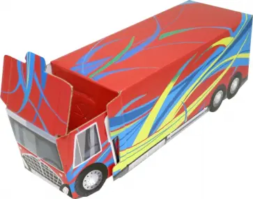 Коробка подарочная "Машинка красная" обложка книги