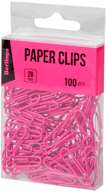 Скрепки 28 мм, 100 штук розовые (DBs_28100c) Скрепки 28 мм, 100 штук розовые (DBs_28100c) обложка книги