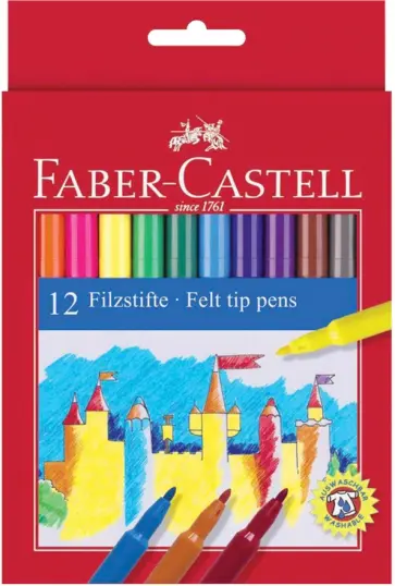 Фломастеры 12 цветов (554212) Фломастеры 12 цветов (554212) обложка книги