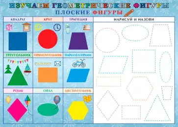 Изучаем геометрические фигуры и цвета обложка книги