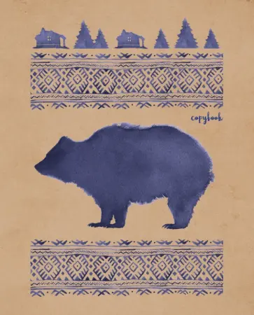 Тетрадь общая "Северные сказки" (96 листов, А5, клетка, в ассортименте) (ТКК967290) обложка книги