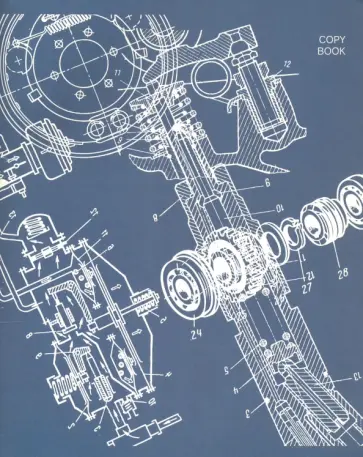 Тетрадь общая "Чертежи" (96 листов, А5, клетка, в ассортименте) (ТК967058) обложка книги