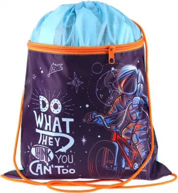 Мешок для обуви 1 отделение КОСМОВЕЛОСИПЕДИСТ (МО-4703) обложка книги