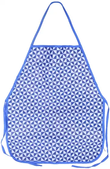 Фартук ЦВЕТНЫЕ ТРЕУГОЛЬНИКИ синий (Ф-2584) обложка книги