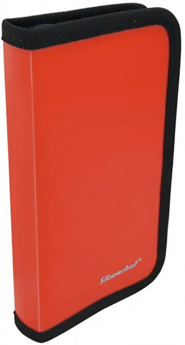 Пенал 1 отделение 190х110х28 мм, пластиковый, оранжевый (850954) обложка книги