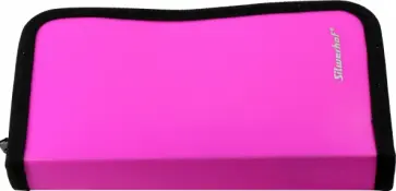 Пенал 1 отделение 190х110х28 мм, пластиковый, розовый обложка книги