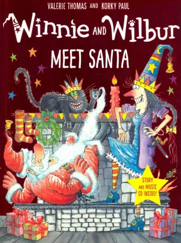 Valerie Thomas - Winnie and Wilbur Meet Santa with audio (+CD) Valerie Thomas - Winnie and Wilbur Meet Santa with audio (+CD) обложка книги