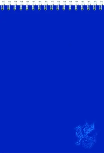 Блокнот 60 листов, А5, гребень, Синий (731187-15) обложка книги