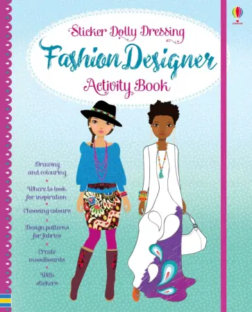 Fiona Watt - Sticker Dolly Dressing Fashion Designer. Activity Book обложка книги
