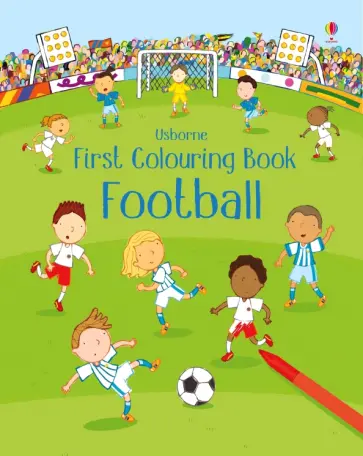Sam Taplin - First Colouring Book. Football обложка книги