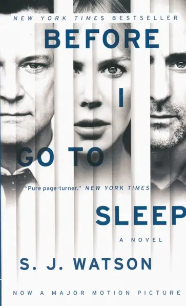 S. Watson - Before I Go to Sleep обложка книги