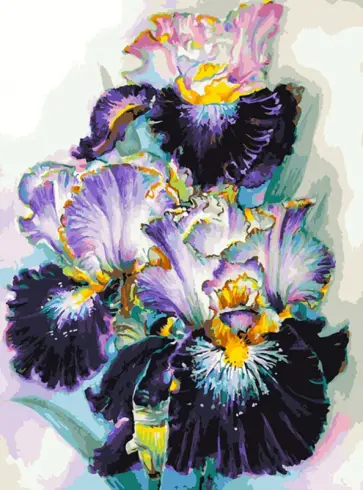 Живопись на холсте Аметистовый вечер обложка книги