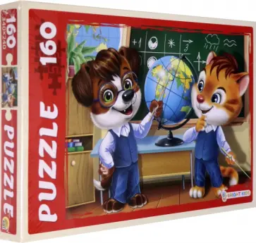 Puzzle-160 "Урок географии" (П160-0639) обложка книги