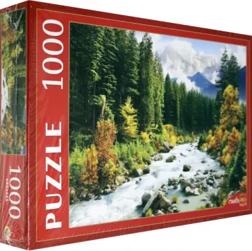 Puzzle-1000 "Осенняя горная река" (ГИП1000-2012 ) обложка книги