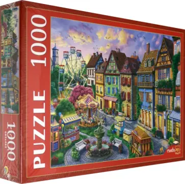 Puzzle-1000 "Городской парк развлечений" (ФП1000-3878) обложка книги