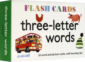 Alain Gree - Flash Cards. Three-Letter Words обложка книги