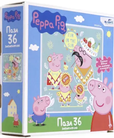 Свинка Пеппа. Пазл-36 "Мексика" (06035) обложка книги