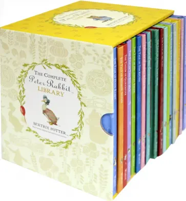 Beatrix Potter - Peter Rabbit Colour Library (23-book box set) обложка книги